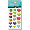 Maildor Samolepky 3D Cooky Vzorovaná srdce