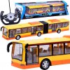JOKO RC Autobus na diaľkové ovládanie s Led svetlami 44cm, žltý