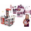 Smoby Set kuchynka elektronická Tefal Studio 360° XXL Bubble mrkvová a domček pre bábiku s nosítkom Violette Baby Nurse Large Doll's Play Center