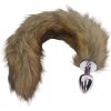 Taboom Foxtail Buttplug Silver