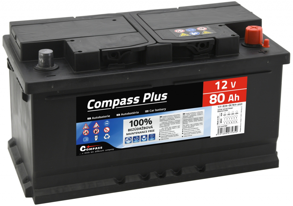 Compass Plus 12V 80Ah 740A am27565