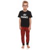 Chlapčenské pyžamo Doctor nap 4271 Prince - čierna-ihneď