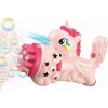 Pepita 16 otvorov na fúkanie bublín s LED svetlom + darčeková tekutina - Unicorn - ružová Pepita