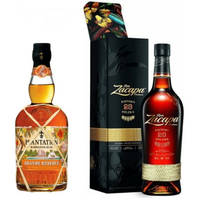 Zacapa 23 40% 0,7 l a Plantation Rum Barbados Grande Réserve 40% 0,7 l (set)