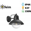 Philips 17237/30/PN Hoverfly nástenné svietidlo čierne 1x E27 IP44