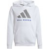 Adidas Detská mikina REAL MADRID Graphic bílé velikost: 140
