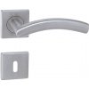 Dverové kovanie MP Swing-HR (BRÚSENÁ NEREZ), kľučka pravá / madlo, Otvor na cylindrickú vložku PZ, MP BN (brúsená nerez)