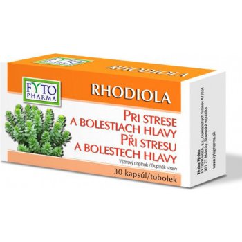 Fyto Pharma Rhodiola pri strese a bolestiach hlavy 30 kapsúl