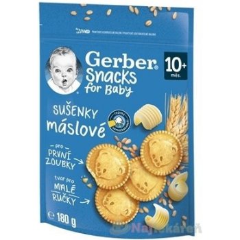 Gerber Snacks for Baby Maslové sušienky 180 g