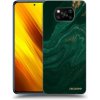 Picasee silikónový čierny obal pre Xiaomi Poco X3 - Green