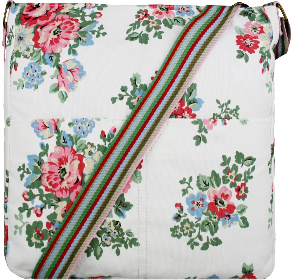 Kabelka Korra Floral vintage biela