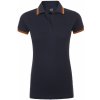 SOĽS Pasadena Women Damské polo tričko SL00578 French navy / Neon orange M