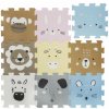 Zopa Penová podložka Puzzle 30x30 cm 9ks, Animals
