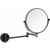 Sapho XR006B X Round Black kozmetické zrkadlo závesné
