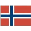No Brand Štátna vlajka, so záložkou, 90 x 60 cm, Nórsko