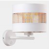 TK Lighting | Nástenná lampa TAGO 1xE27/15W/230V biela/zlatá | TK3221
