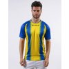 SHIRT STRIPE M/C AZZURRO/GIALLO Tg. XL