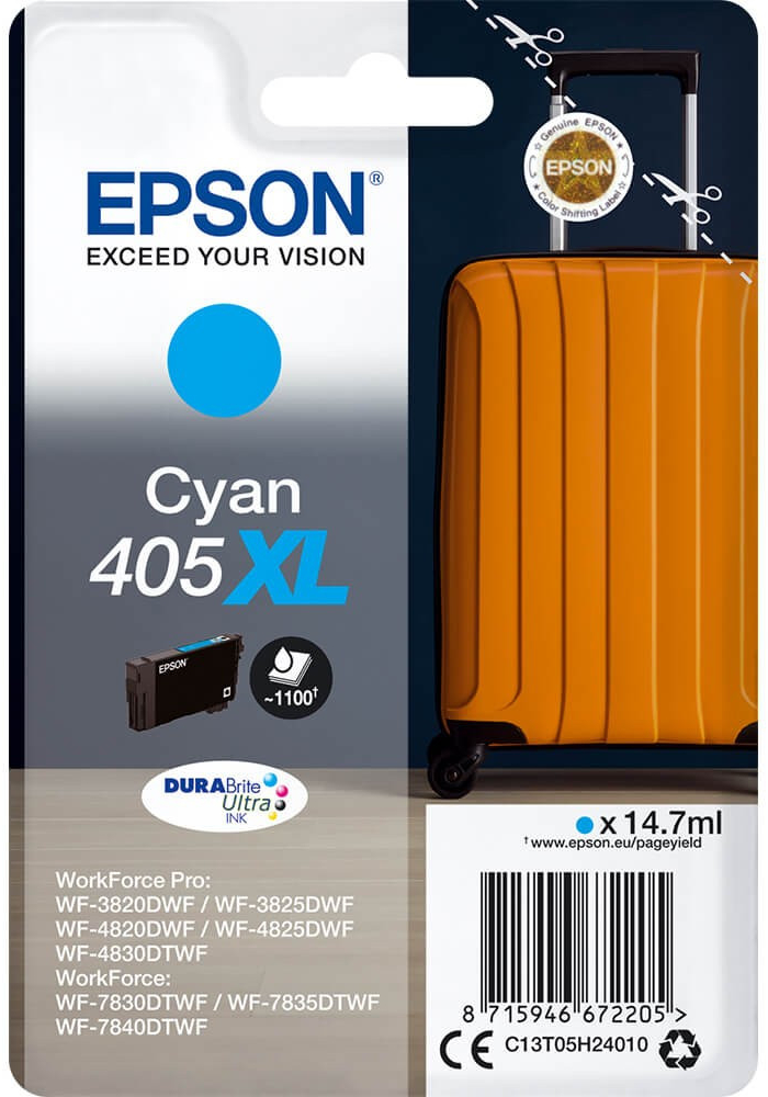 Epson 405XL Cyan - originálny