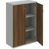 Policová skriňa Strong, 80x115,2x40 cm, orech/sivá - 1 kus - 1 KS - nie - 2 - 60 mesiacov - 2x plné - rovná - uzatvorená - Hobis - 80 cm - Strong - 40 cm - 115.2 cm - orech/sivá - 45.5 kilogramu HOBIS