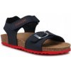 Geox detské sandále z ekologickej kože, modré veľkosť 24