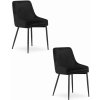 Stolička MONZA - čierny zamat x 2 9401 71 00 00