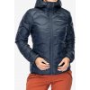 Bunda páperová dámska Peak Performance Helium Down Hood Jacket - blue shadow/shadow