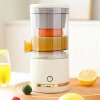 Automatický odšťavovač na citrusy 500 ml – biely (Bezdrôtový elektrický lis na pomaranče, citróny a limetky s výkonom 45W)