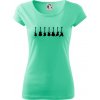 Gitary v rade - Dámske tričko Pure - L ( Mätová )