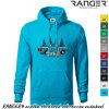 Mikina RANGER® - ŠKRIATKOVIA L Modrá