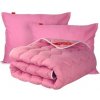 JAKS Celosezónny antialergický paplón + 2 vankúše ružový Rozmer paplóna: 160 x 200 cm