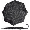 Doppler Fiber Flex AC Black & White Rings - dámsky holový vystreľovací dáždnik