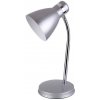 Patric, stolová lampa, E14, 40W, strieborná