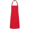 Karlowsky Gastro zástera s trakmi KY072 Red 75 x 95 cm