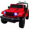 R-Sport Elektrická autíčko Jeep X10 vstup USB MP3 diaľkový ovládač 2.4 GHz funkcia hojdania Červená (Elektrická autíčko Jeep X10 Červená, vstup USB,MP3, diaľkový ovládač 2.4 GHz, funkcia hojdania)