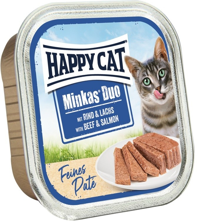 Happy Cat Minkas Duo Hovädzie & Divoký losos 100 g