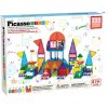 PicassoTiles magnetická stavebnica 333 ks stavebné bloky set