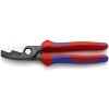 KNIPEX Kábelové nožnice KNIPEX, dvojitá čepel, 200 mm, 20 mm, 2f plast návlek