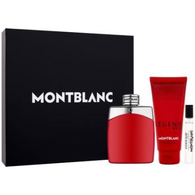 Montblanc Legend Red darčekový set parfumovaná voda 100 ml + parfumovaná voda 7,5 ml + sprchovací gél 100 ml pre mužov