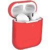AlzaGuard Skinny Silicone Case na Airpods 1. a 2. generácie, červené AGD-ACSS1R