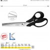 Krajčírske nožnice s mikrozúbkami KRETZER FINNY CLASSIC 764425
