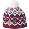 Kama pletená Merino čepice A172 purpurová