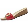 Sandále ortopedické č.40 T84 PROTETIKA červené lakované