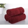 XPOSE® Froté uterák VERONA 3 ks - bordó 30x50 cm, Froté