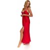 Saténová Scarlett II červená dlhá