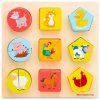 New Classic Toys vkládací puzzle tvary a zvířata