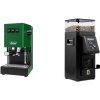 Gaggia New Classic EVO, green + Rancilio STILE, black