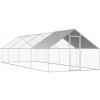 vidaXL Vonkajšia klietka pre sliepky 275x800x200 cm
