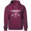 Zaobchádzať opatrne 40 - Oversized mikina dámská Moon - kratšia + širšia - S ( Fuchsiová )