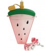 Fľaša na pitie so slamkou a popruhom TORO 320ml melón