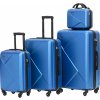Municase - Odolný cestovný kufor na kolieskach s TSA zámkom Farba: Modrá